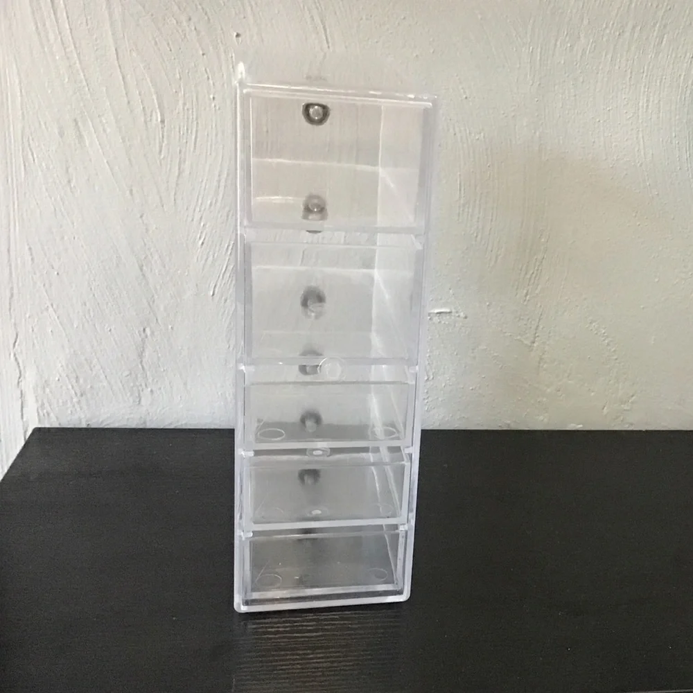 IDesign Lucite Counter 5-Drawer Organizer
